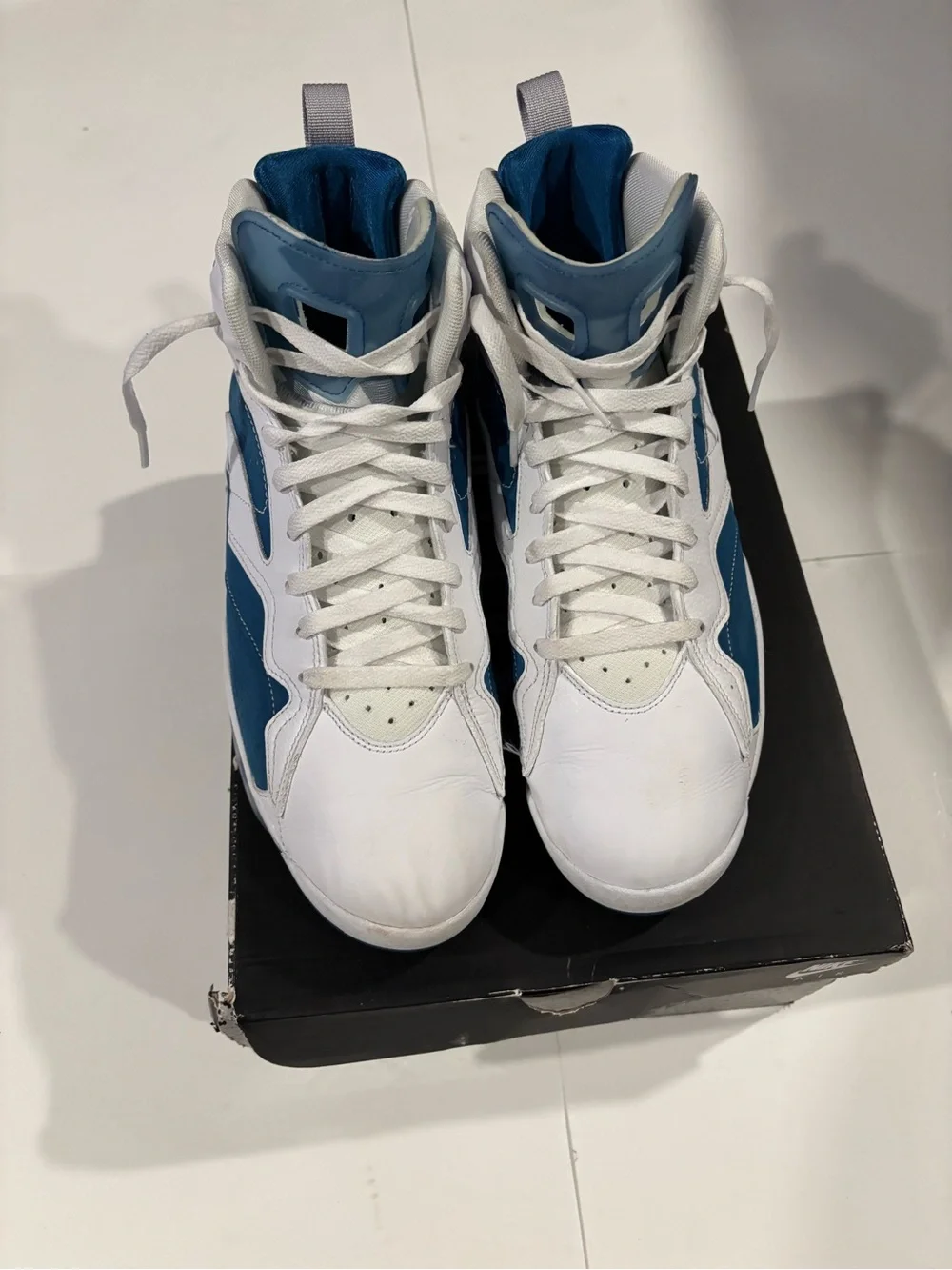 Mens Nike Air Jordan MVP Industrial Blue/ Size 13/ DZ4475-101 White Blue W/ Box
